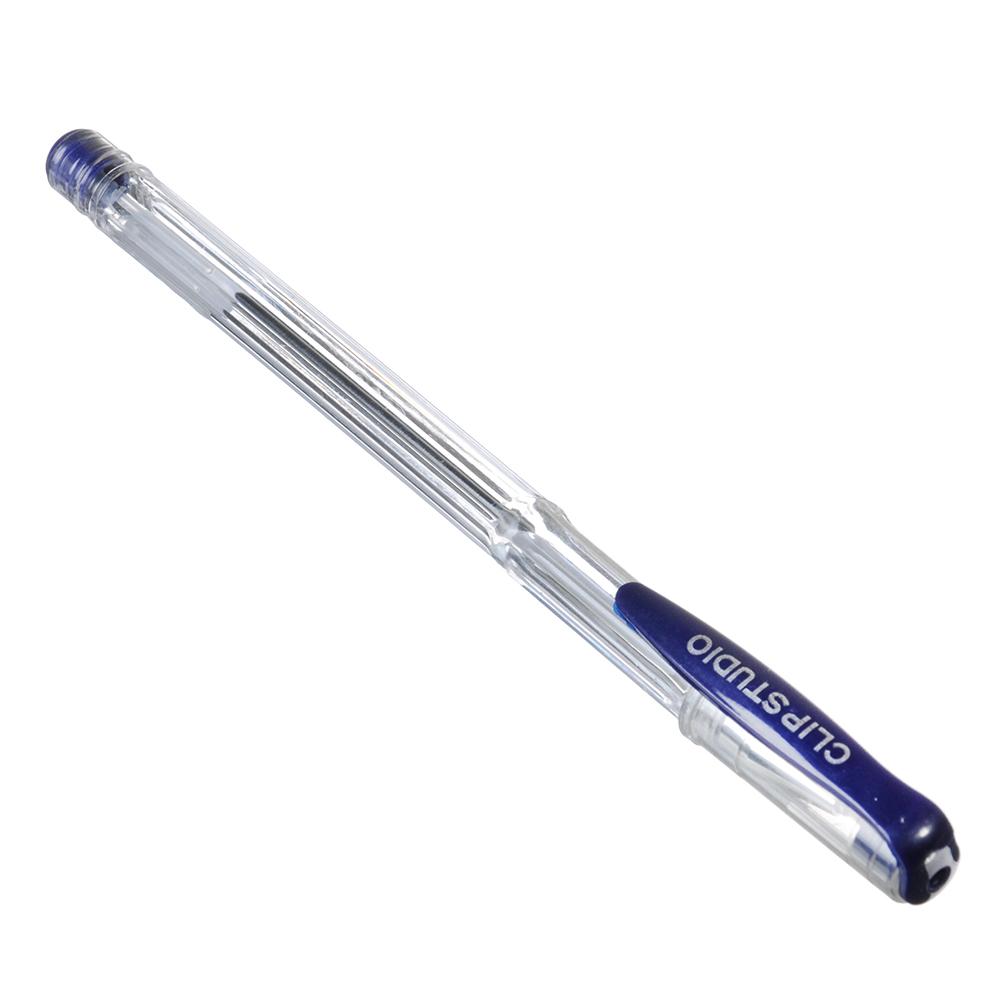 Ручка шариковая синяя, пластик