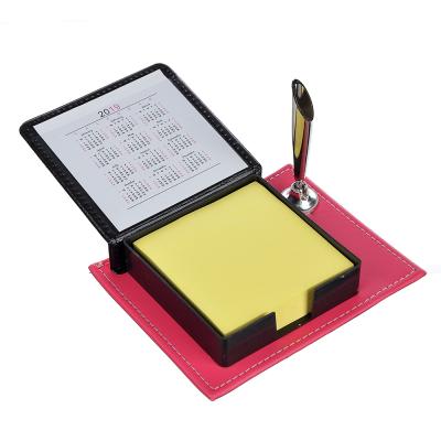 Блок (листочки самоклеющиеся 140л + подставка для ручки +календарь), 13х10,5х2,5см, полиуретан