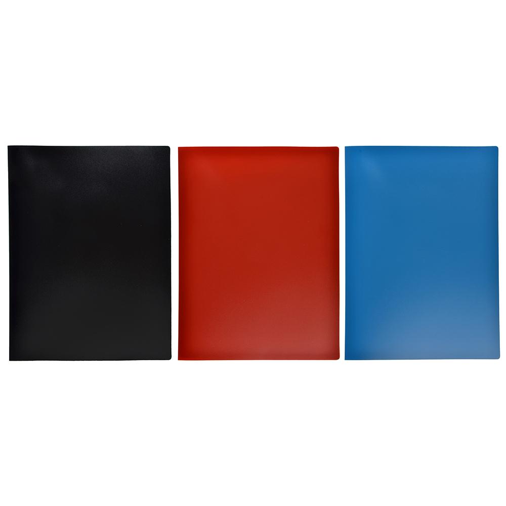 ClipStudio Папка A4 с 20 вкладышами, обложка 500мкм, корешок 15мм, пластик, 3 цвета
