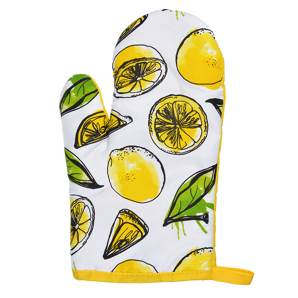 Лимоны Прихватка-варежка, полиэстер, 27см, GC