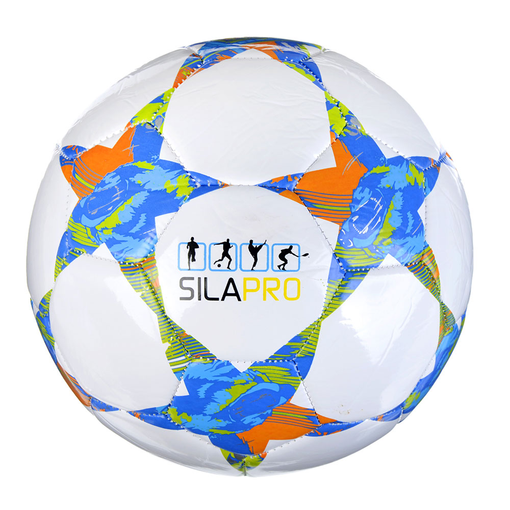 Мяч футбольный 3 сл, р.5, 22см, PU 2.6мм, 4 цвета, 320гр (+-10%)