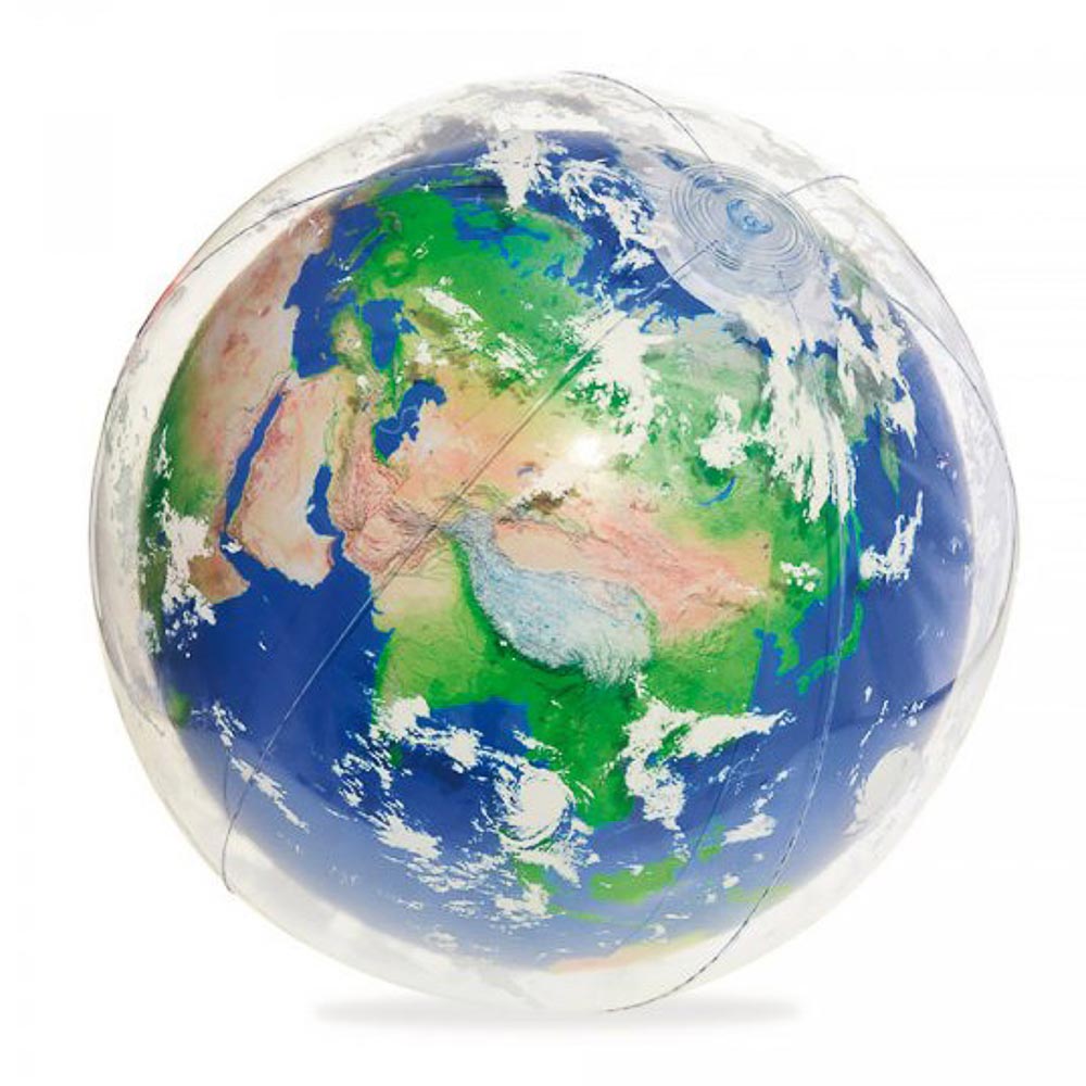 BESTWAY Мяч надувной Земля, с подсветкой, PVC, 61см, 31045