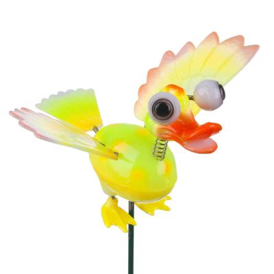 INBLOOM Фигурка на стержне 60см Веселая птица, 8,5х15см, ПВХ, металл, 4 дизайна