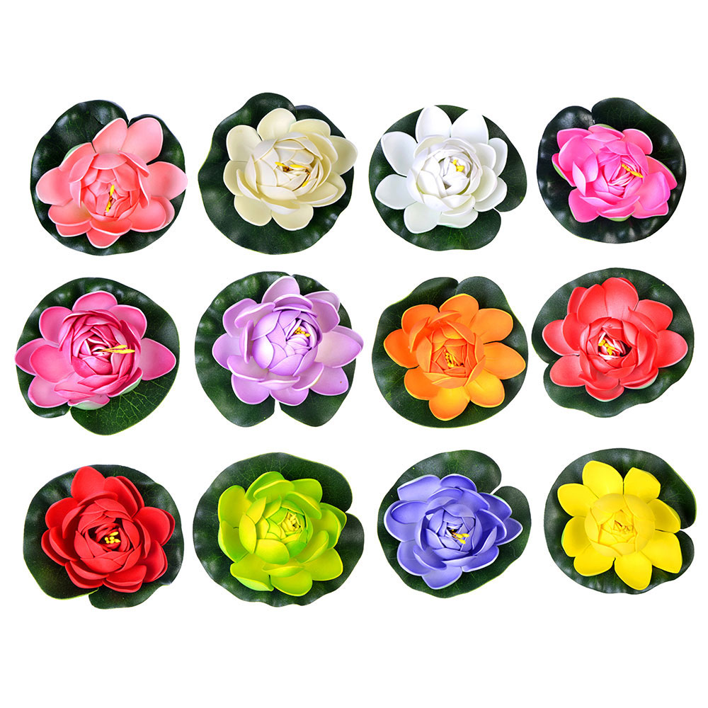 Лилия декоративная для пруда ПВХ, 10см, 12 цветов