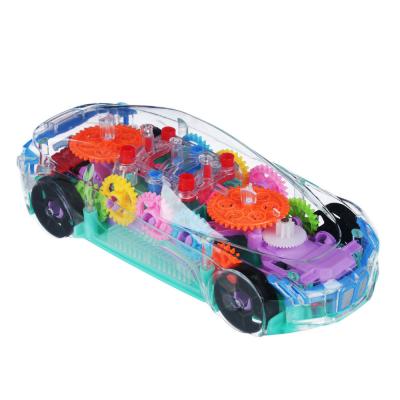 ИГРОЛЕНД Машинка с прозрачным кузовом, шестеренки, движение, 3АА, пластик, 8,5х20,3х6,3см