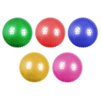 SILAPRO Мяч для фитнеса массажный, ПВХ, d75см, 1000гр, 4 цвета, в коробке