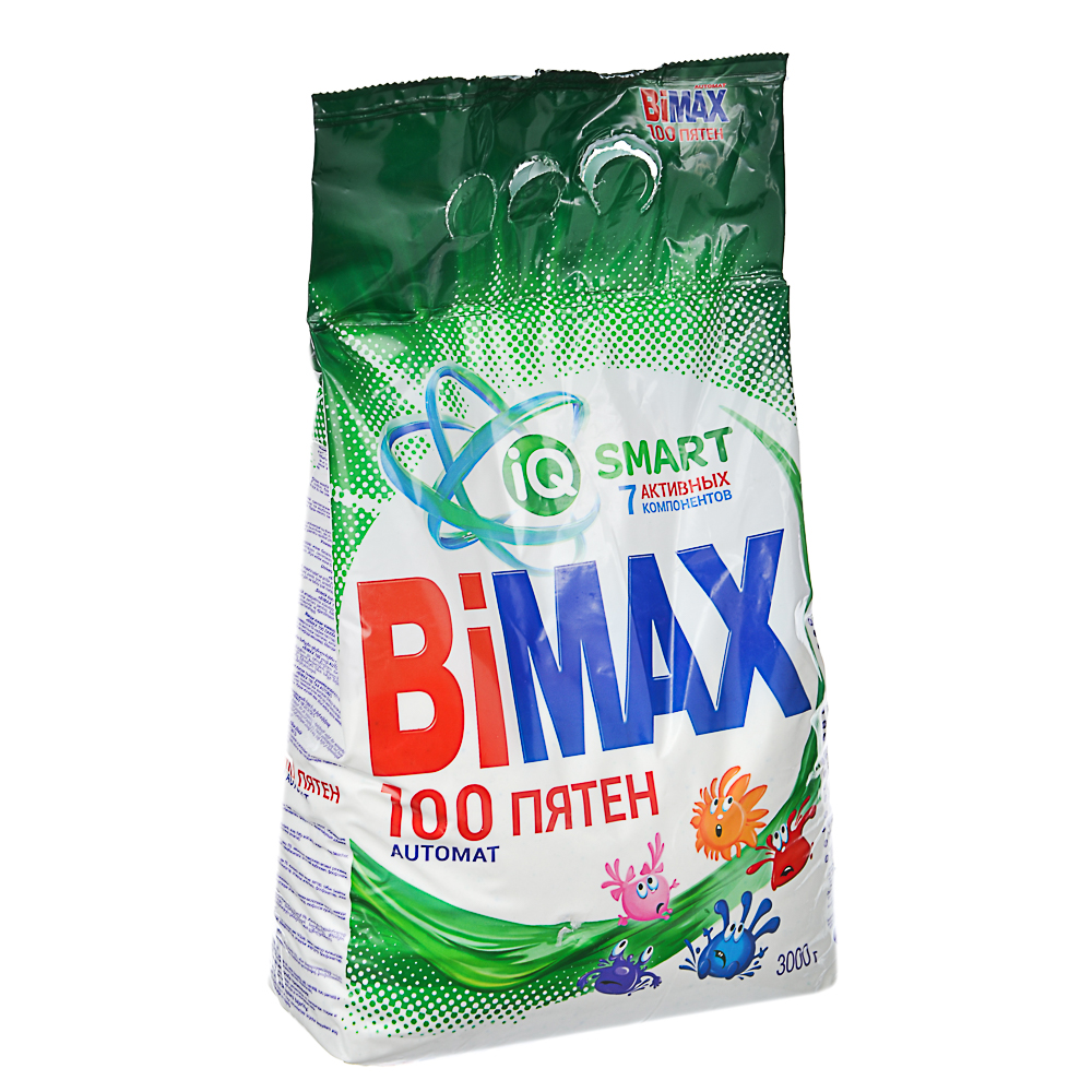 Стиральный порошок BiMax 100 пятен автомат п/у 3кг арт. 922-1/966-1