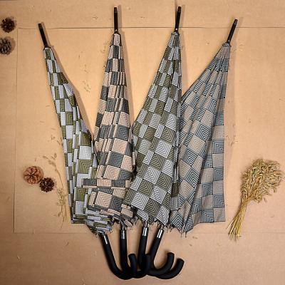 Зонт-трость мужской, металл, полиэстер, 10 спиц, 65см, 4 цвета, 2013T-1