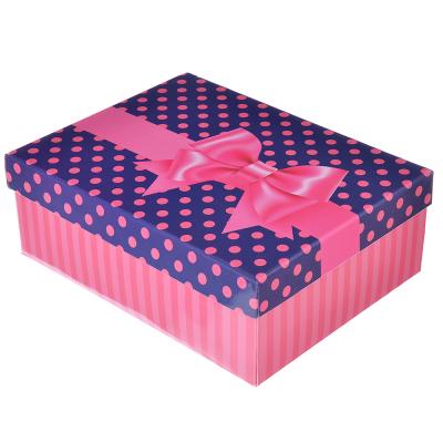 Коробка подарочная складная, бумага, 5 цветов (21х16х7,5 см)