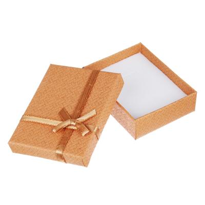 Коробка подарочная с бантом, 7х9х2,5 см, 6 цветов