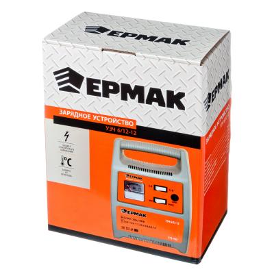 ЕРМАК Зарядное устройство трансформаторное автомат, 8A, 6В/12В, пластик корпус